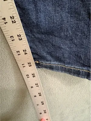 Lucky Brand Bridgette High Rise Skinny Jeans Blue XL Button Fly Pockets Denim thumbnail 6