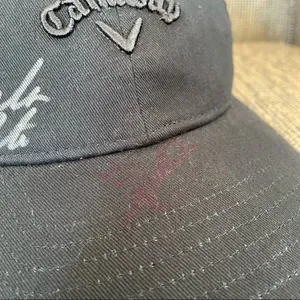 NWT Callaway Heritage Twill Hat Black Autographed by Paula Reto thumbnail 4