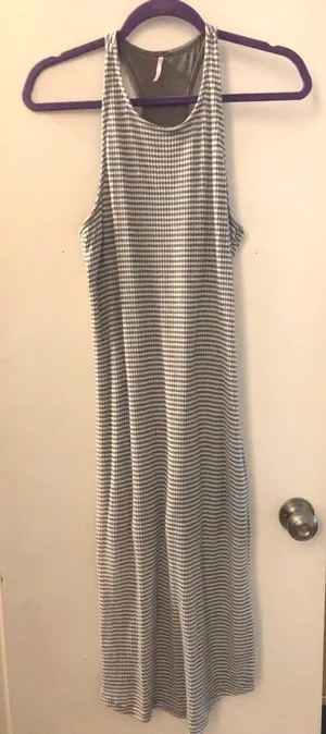 Maxi Dress Gray Size L thumbnail 1