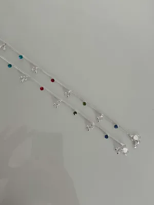 Silver Jhanjhar Anklets thumbnail 2