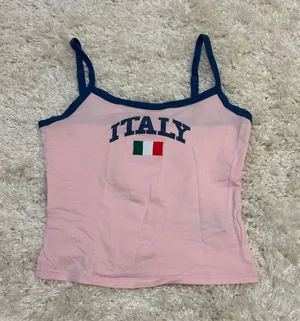 Edikted Italy Tank Top Pink thumbnail 1