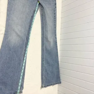 American Eagle Outfitters Y2K Stretch‎ Skinny Flare Light Blue Jeans Size 4 thumbnail 9
