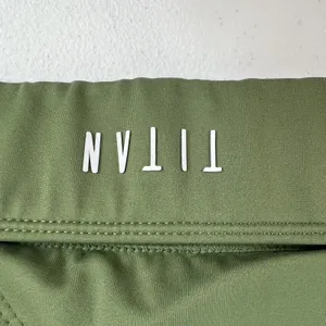 Titan Small Sports‎ Bra Medium Support Open Back Removable Padding Green Stretch thumbnail 5