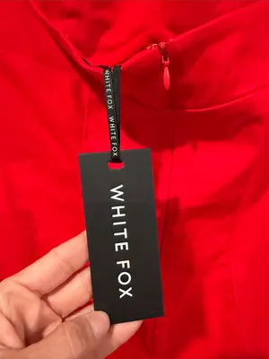 White‎ Fox champagne high halter Boutique Red Halter Maxi Dress medium nwt thumbnail 7