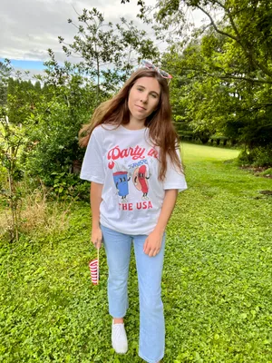 Bella + Canvas Party In The USA Tee thumbnail 4