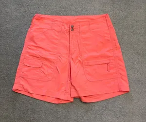 Athleta Cargo Athletic Shorts Watermelon Color Women’s thumbnail 1