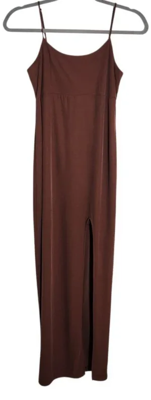 Wild Fable Womens Chocolate Brown Sleeveless Bodycon Midi Dress Size XS thumbnail 1
