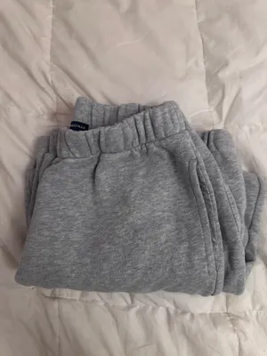 Brandy Melville Grey   Rosa heathered sweatpants thumbnail 2