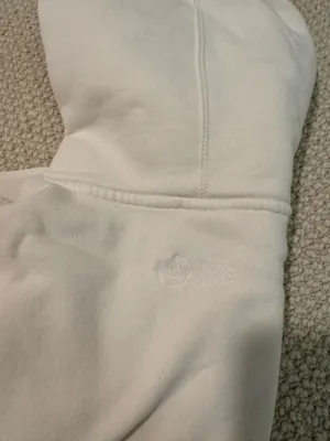 Glossier hoodie embroidered White thumbnail 2