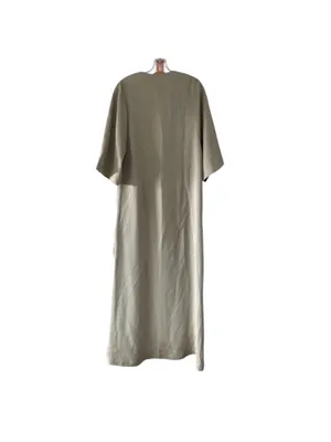 Maria Cher Green V Neck Maxi Dress Women's Size Small thumbnail 2