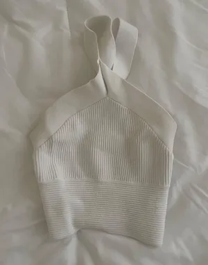 Abercrombie White Going Out Top thumbnail 1