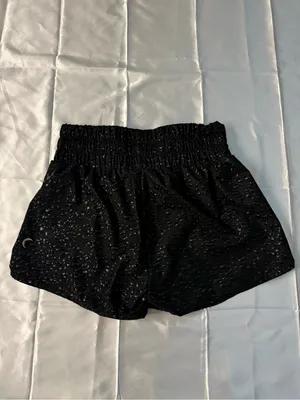 Zyia Active High Rise Black Bomber Bubbles Shorts thumbnail 3