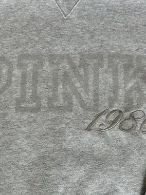 Victoria’s Secret PINK 1986 Sweatshirt Grey Medium Womens NWOT thumbnail 8