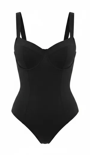 NWT TA3 Lifty one piece swimsuit black medium b/c thumbnail 1