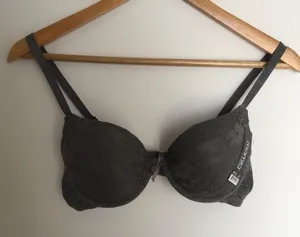 Lace Bra, 34C Gray Size 34 C thumbnail 1