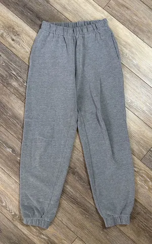 Hollister Gray Fleece Jogger Sweatpants NWOT thumbnail 1