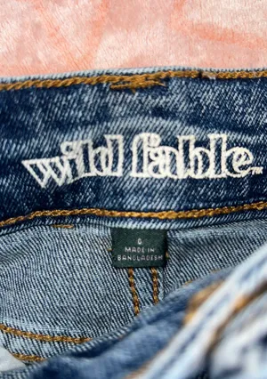 Wild Fable Jean Mini Skirt thumbnail 3