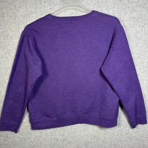 Hanes Womens Sweatshirt Comfort Blend‎ Purple Large Long Sleeve Cotton Blend thumbnail 12