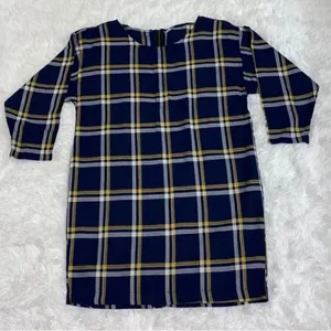 Old Navy Plaid Blue Dress(Size Small) thumbnail 2