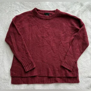 J. Crew Women’s Wool Blend Crewneck Sweater Red thumbnail 1