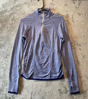 Athleta Fastest Track Long‎ Sleeve Active Half Zip Up Size Medium thumbnail 1