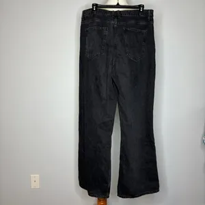 New Look- Adalae Black Wide Leg Jean Pants thumbnail 2