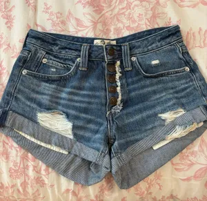 Free People Denim Shorts thumbnail 1