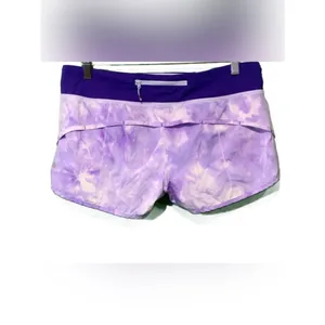 Lululemon Run: Speed Short Purple Tie Dye size 8 thumbnail 7
