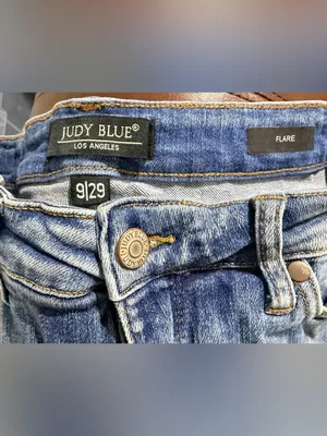 Judy Blue High Waist Tummy Control Release Hem Flare Jeans size 9/29 tall thumbnail 9