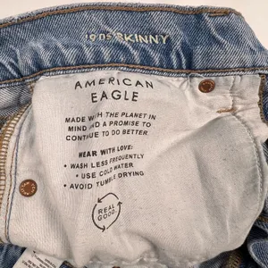 American Eagle 90’s Skinny Denim Jeans, Size: 4 Short thumbnail 8