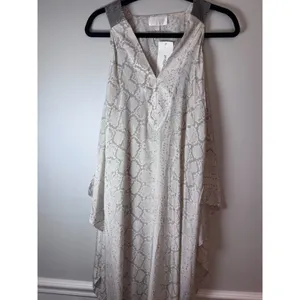 Alexis Long Sleeveless Snakeskin Printed Maxi Dress With Cape XS Flowy EUC thumbnail 2
