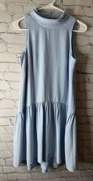 Eliza J pale blue drop waist dress size 4 thumbnail 1