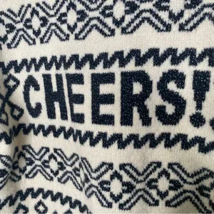 A New Day Fair Isle Mock Neck Cheers Sparkle Sweater in XS thumbnail 2