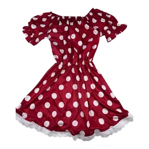 Little Miss Mouse Red Polka Dot Dress & Sash only. Sz M Halloween Costume Adult thumbnail 1