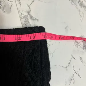 Alice + Olivia black cable circle‎ skirt mini Sz 8 thumbnail 4