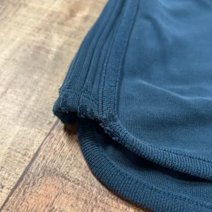 Athleta Teal Blue Athletic Shorts Modal Blend High Rise Size Small Workout Gym thumbnail 2