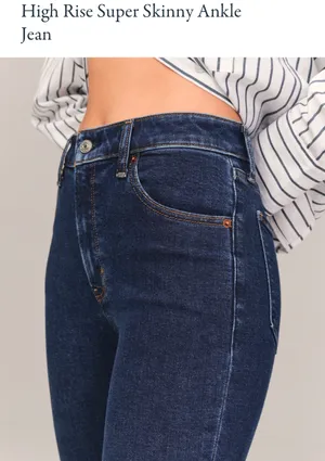 Abercrombie High-Rise Super Skinny Ankle Jeans thumbnail 7