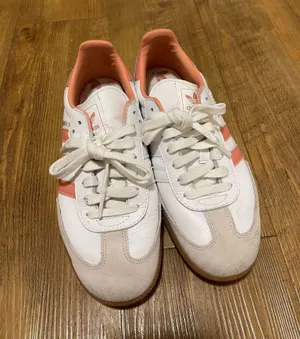 Pink Adidas Samba White thumbnail 1
