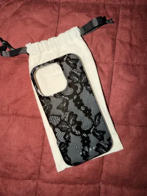 Burga iPhone Case black lace thumbnail 3