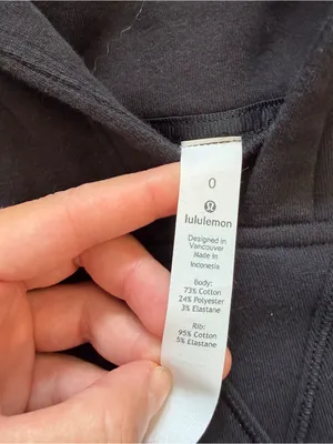 Lululemon Hooded Pullover Sweatshirt 0 - Black thumbnail 4