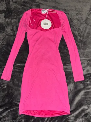 Princess Polly NWT Nolan Pink Mini Dress Size 4 Open Back thumbnail 2