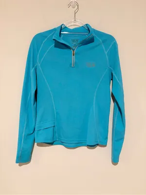 Mountain hardwear Quarter-Zip Pullover light blue‎ women’s XS thumbnail 1