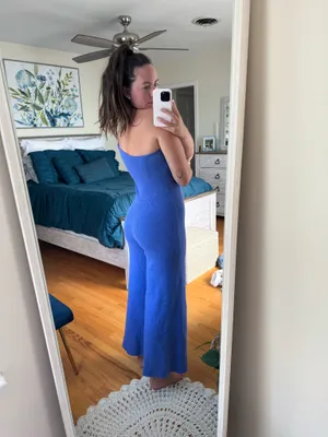 Free People Jumpsuit Wide-Leg Beach thumbnail 2