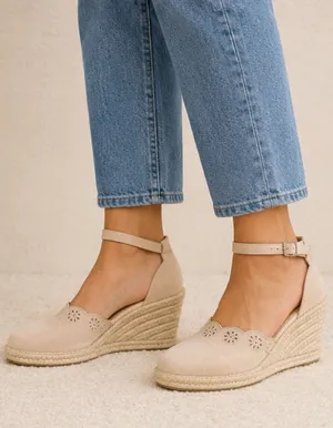 Liz Claiborne Wedge Platform Ankle Strap Women's Shoes Size 10M thumbnail 1