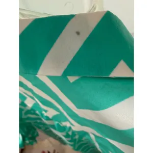 PinkBlush Maternity Mint Green Geometric Tunic Blouse Roll Tab Sleeve Small NWT thumbnail 10