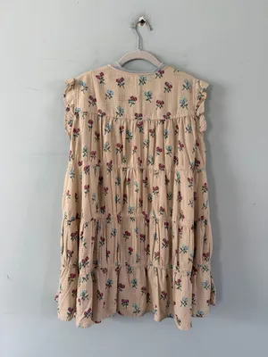NWT Free People Sundown Ivory‎ Combo Ditsy Floral Cottagecore Boho Tunic Dress thumbnail 8
