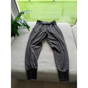 OFFLINE by Aerie Charcoal Gray Heather Joggers Foldover‎ Waistband Small S thumbnail 3