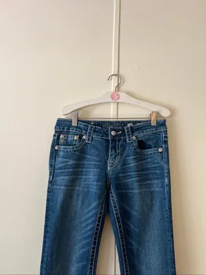 Miss Me Woman’s Jeans Size 28 Bootcut -See Fix By Zipper thumbnail 3