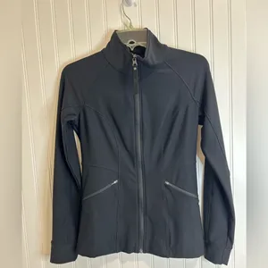 Prana Women's Black Zip Up Jacket athletic XS Running Yoga Gym. thumbnail 2