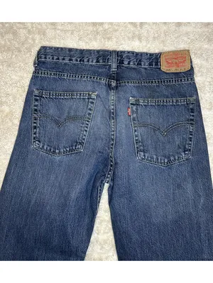 Levi's 550 Relaxed Fit medium wash straight leg denim jeans Size 29x29 thumbnail 7